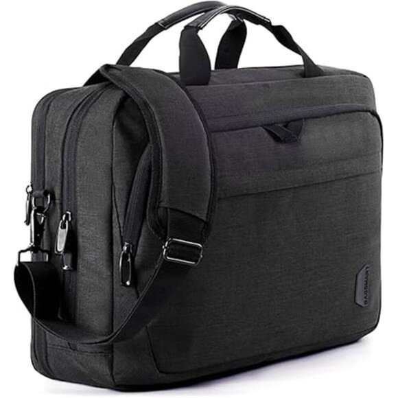 17.3 Inch Laptop Bag, Expandable Computer Bag Laptop Briefcase Men Women - Picture 7 of 7